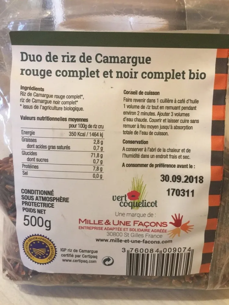 Duo de riz