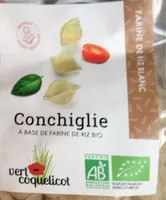 Conchiglie a base de farine de rizbio