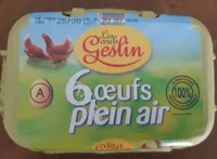 6 Gros oeufs de plein air GESLIN
