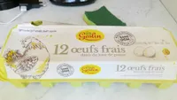 12 œufs frais dates du jour de ponte