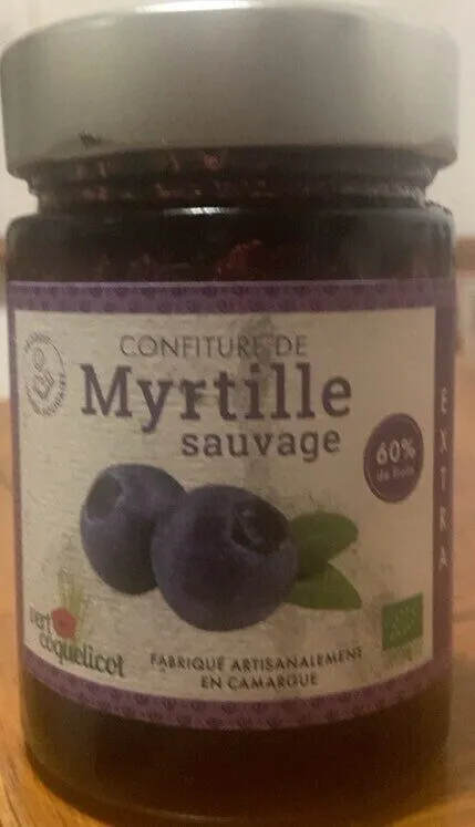 Confiture myrtilles sauvages
