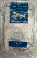 Pavé de Morue salée avec peau