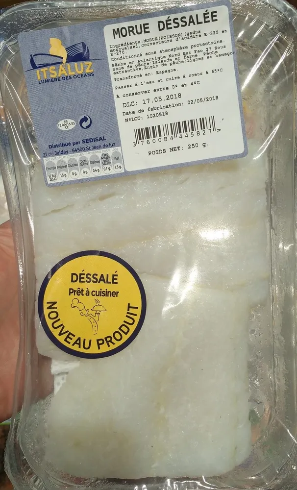 Morue déssalée