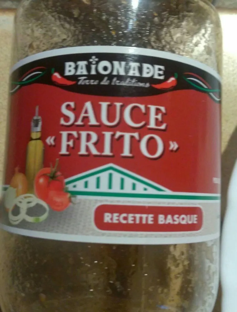 Sauce tomate cuisinee ''Frito'' BAIONADE TERRE DE TRADITIONS