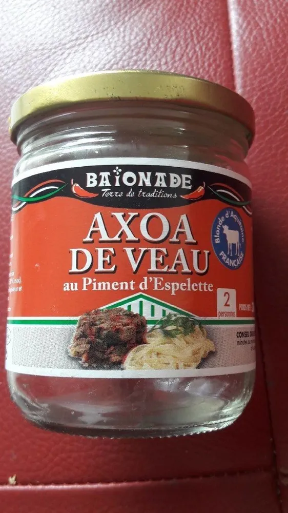 Axoa de veau au piment d'Espelette