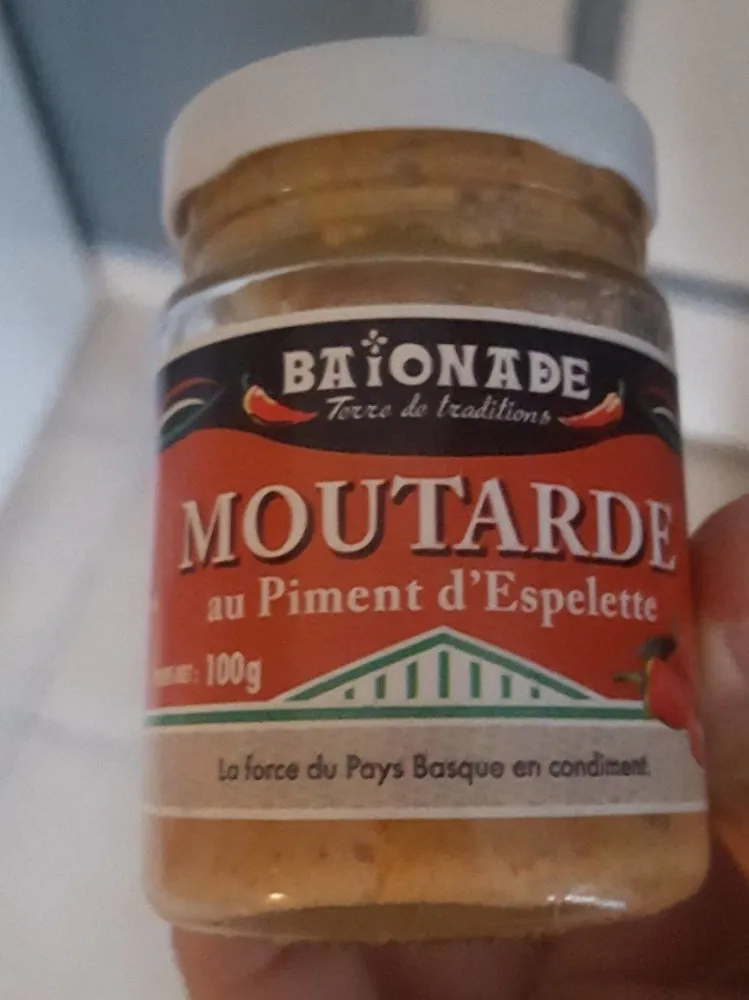 Moutarde au moment d'espelette