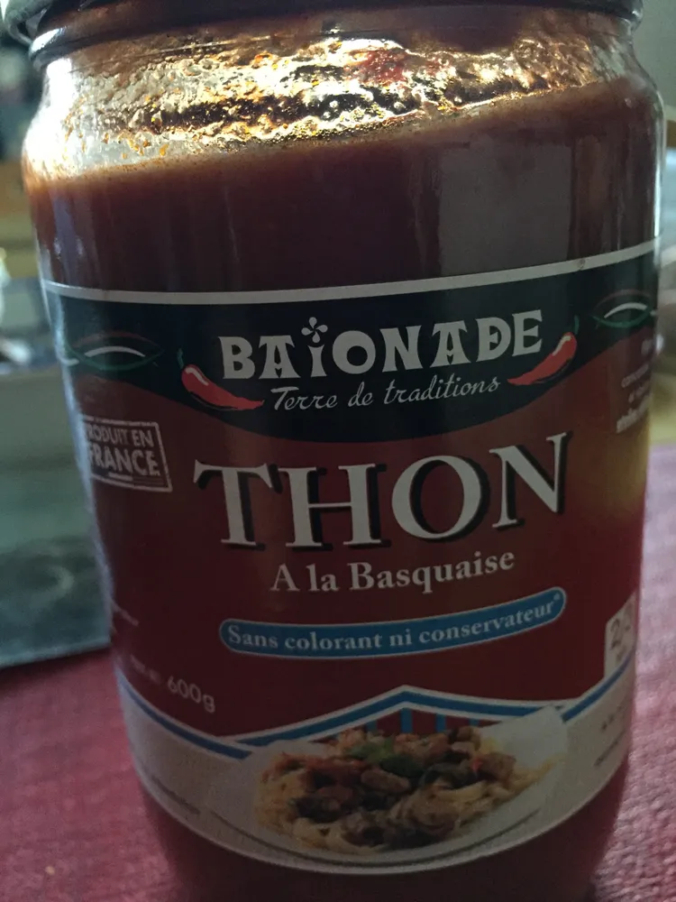 Thon à la basquaise