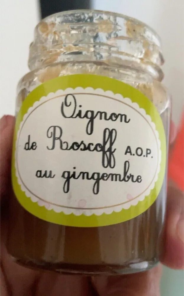 Oignon de Roscoff au gingembre