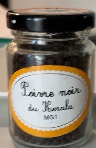 Poivre noir du Kerala