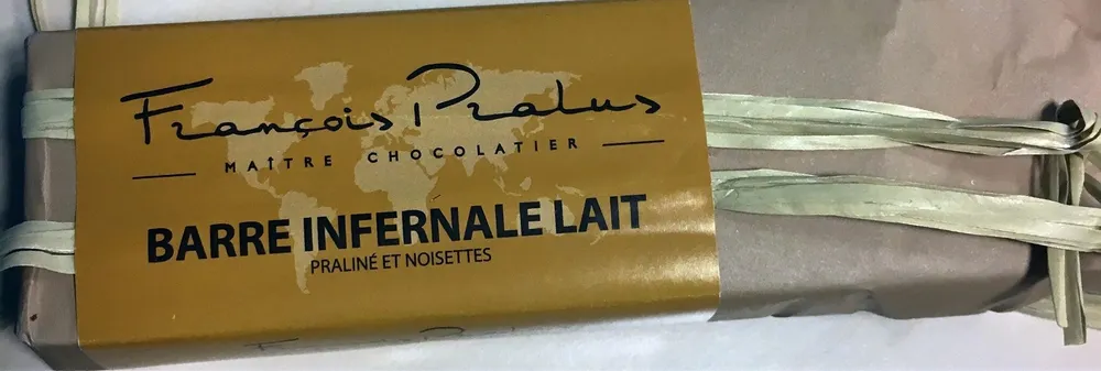 Barre Infernale Lait - Praliné Et Noisettes