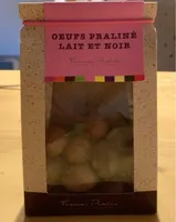 Oeufs praliné lait et noire