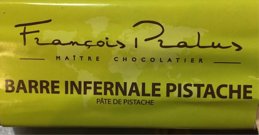 Barre Infernale Pâte Pistache