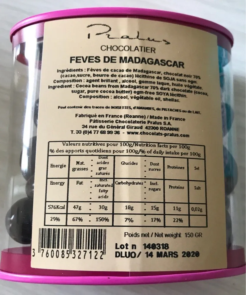 Feves de Madagascar