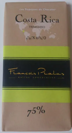 Chocolat noir 75% Trinitario Costa Rica