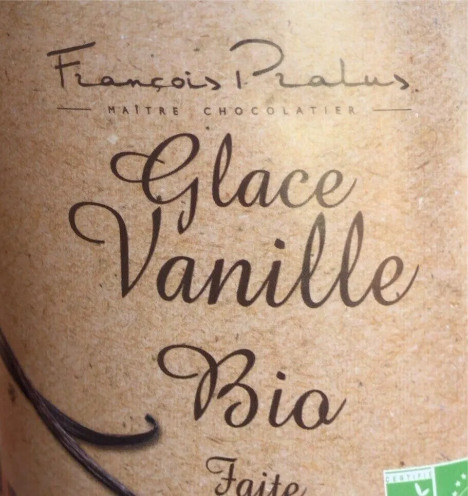 Glace vanille bio