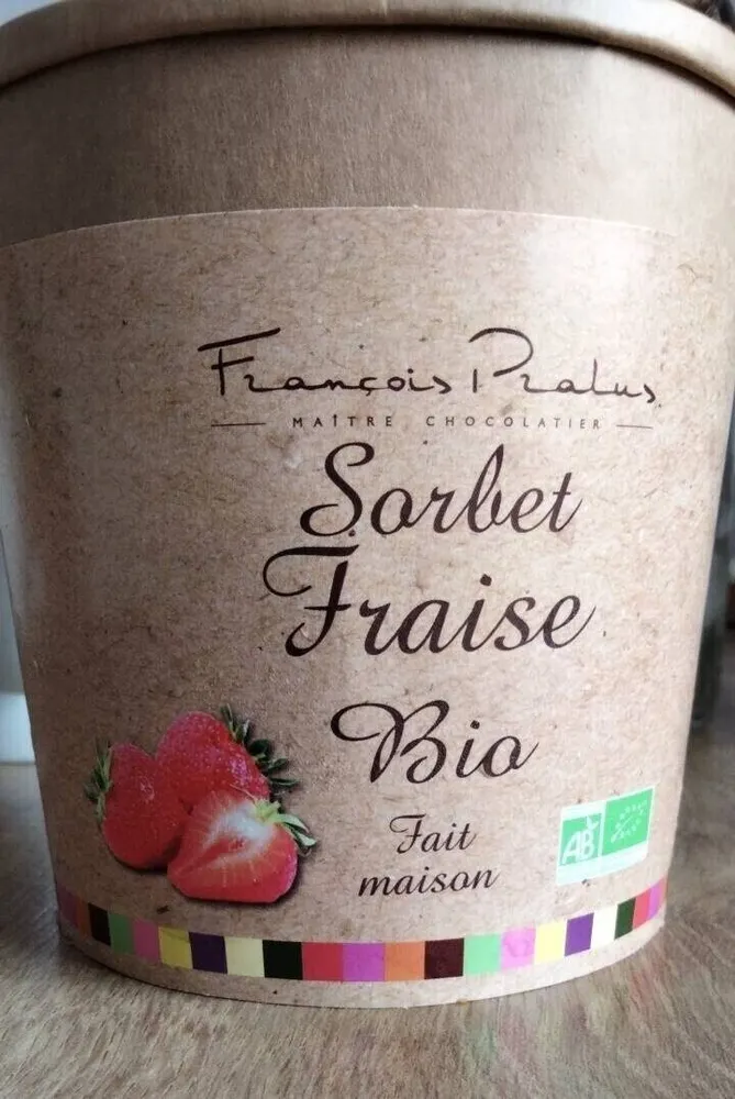 Sorbet fraise bio