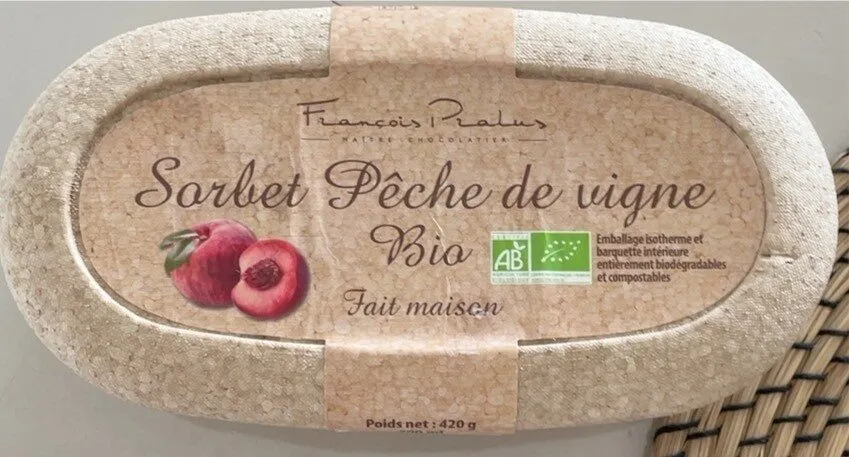 Sorbet peche de vigne