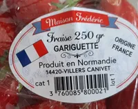 Fraise 250gr Gariguette