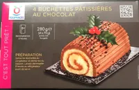 4 buchettes patissieres au chocolat
