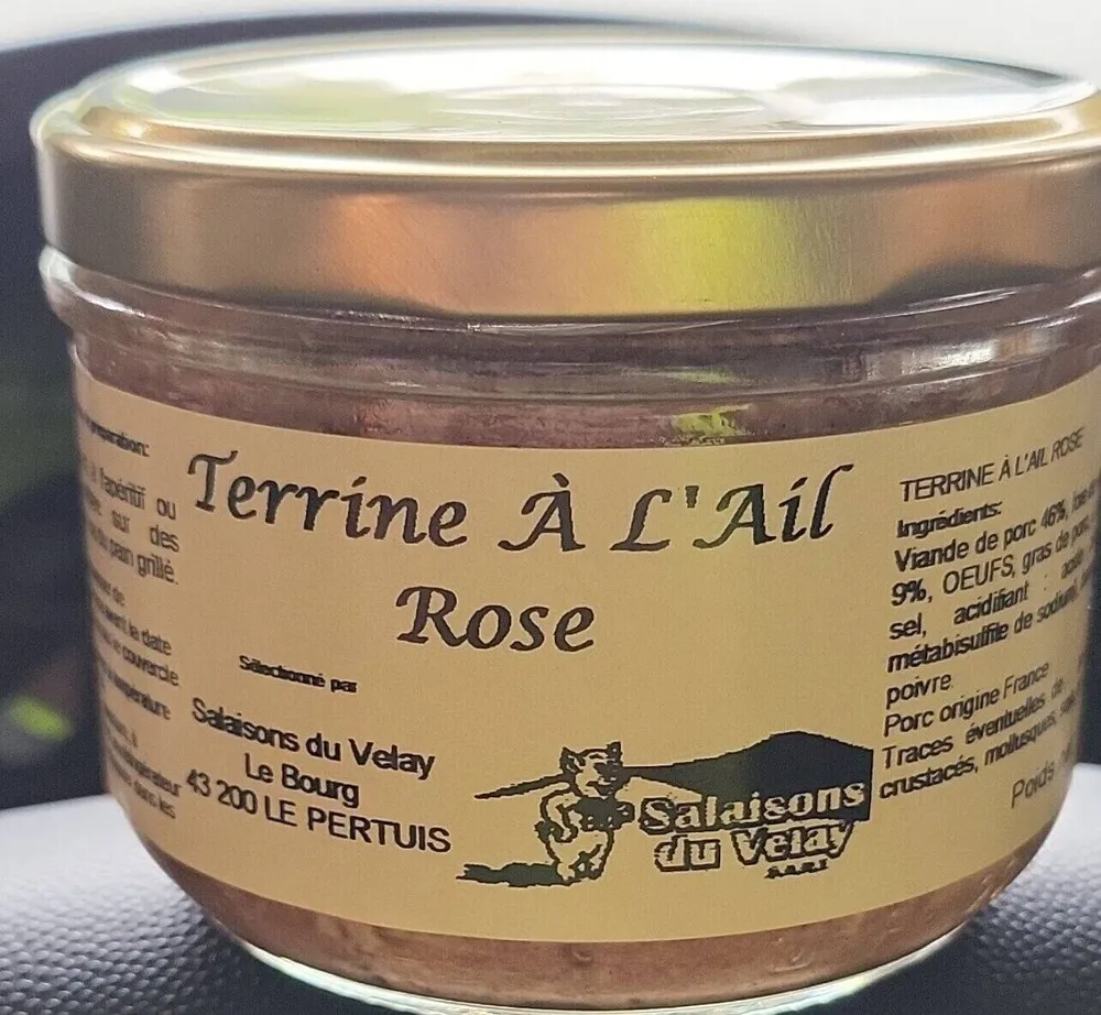 Terrine à l'ail rose