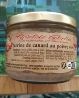 Terrine de canard au poivre vert