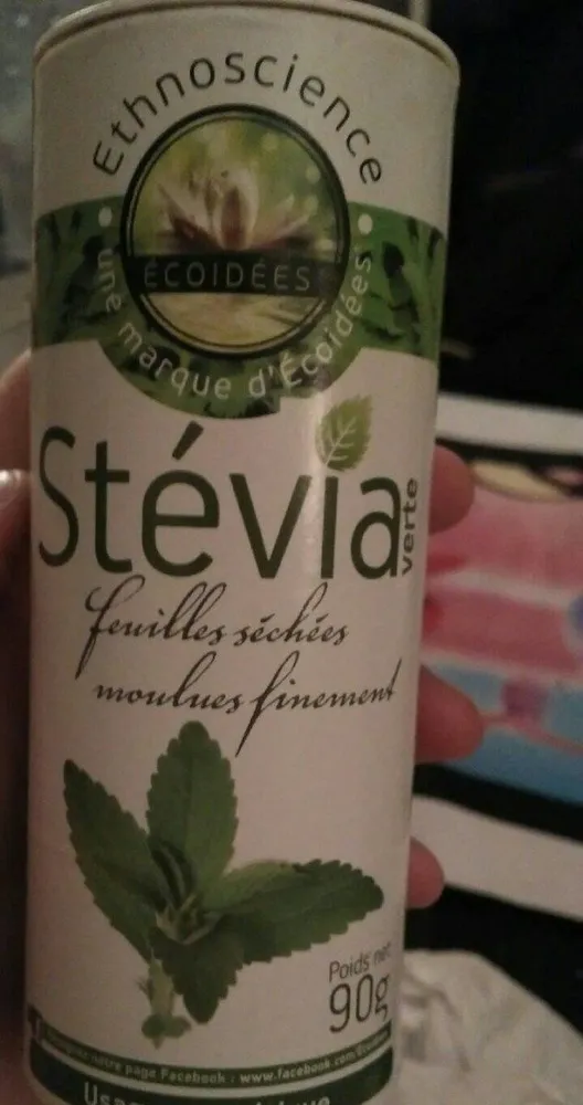 Feuilles De Stévia Verte En Poudre - 90 G - Ethnoscience