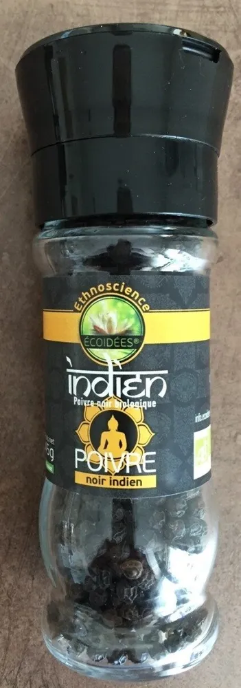 POIVRE NOIR GRAINS INDIEN MOULIN