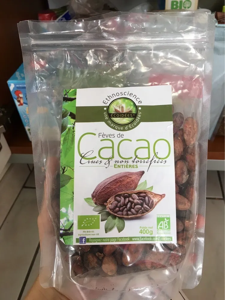 Fèves de Cacao entières crues et non torréfiées