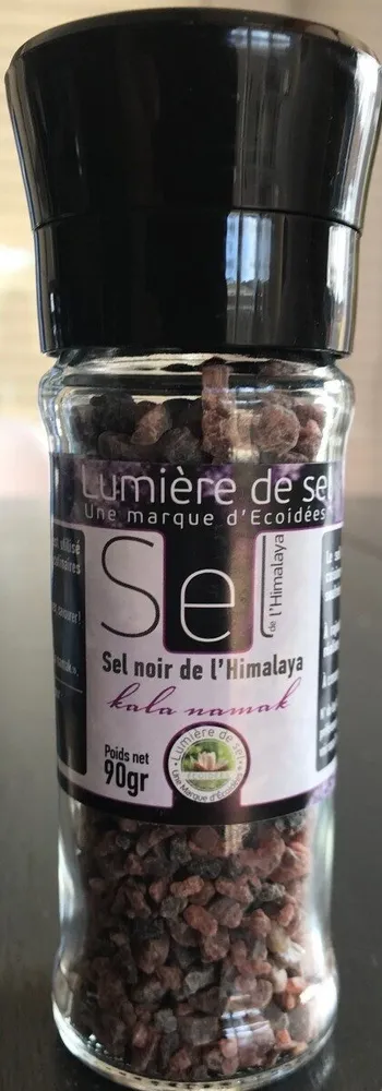 Sel noir de l'himalaya