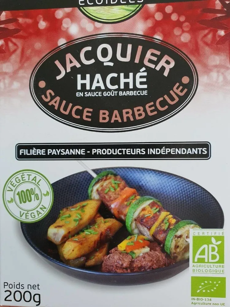 Jacquier hâché sauce Barbecue BIO - sachet
