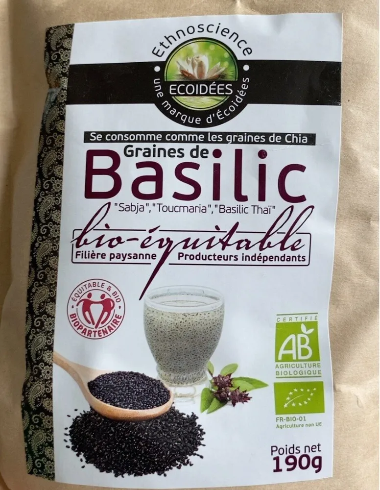 Graines de basilic sacré BIO & EQUITABLE - sachet