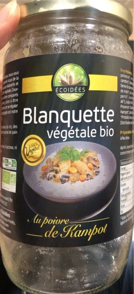 Blanquette végétale
