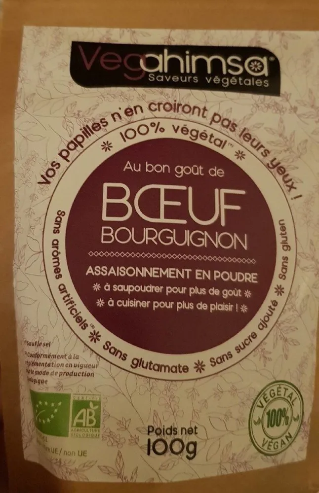 Assaisonnement végétal alternatif au bœuf bourguignon