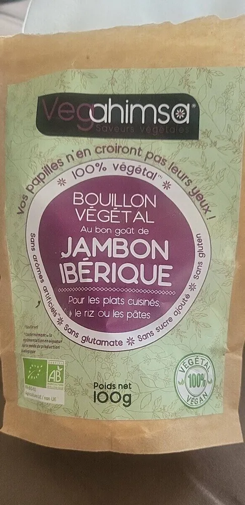 Bouillon vegetal au bon goût de jambon ibérique