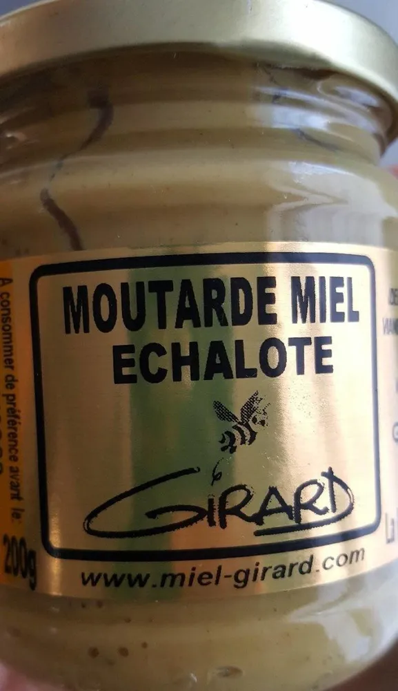 Moutarde miel échalotte
