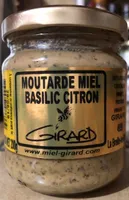 Moutarde miel basilic citron