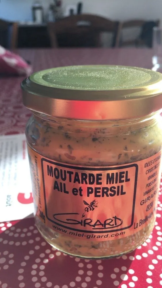 Moutarde miel ail et persil
