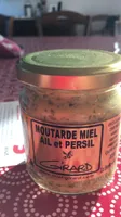 Moutarde miel ail et persil