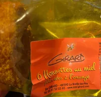 Nonettes au miel, fourrées à l'orange