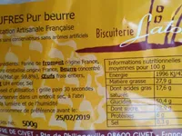 Gaufres pur beurre