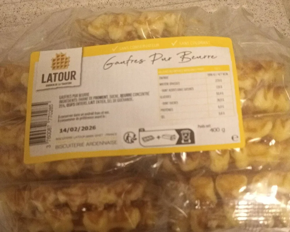 Gaufre pur beurre