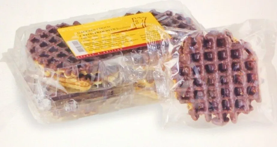 Gaufres pur beurre chocolat noir