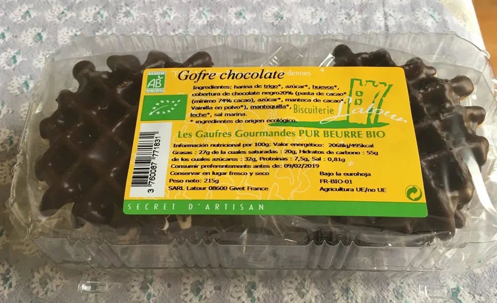 Les gaufres gourmandes PUR BEURRE BIO