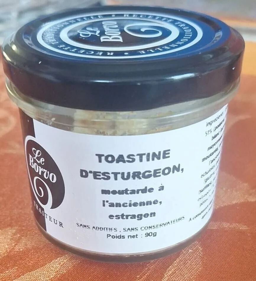 Toastine d'esturgeon