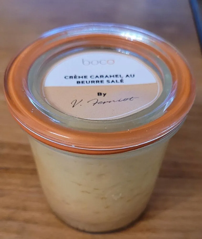 Crème caramel au beurre salé