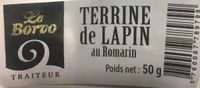 Terrine de lapin au romarin