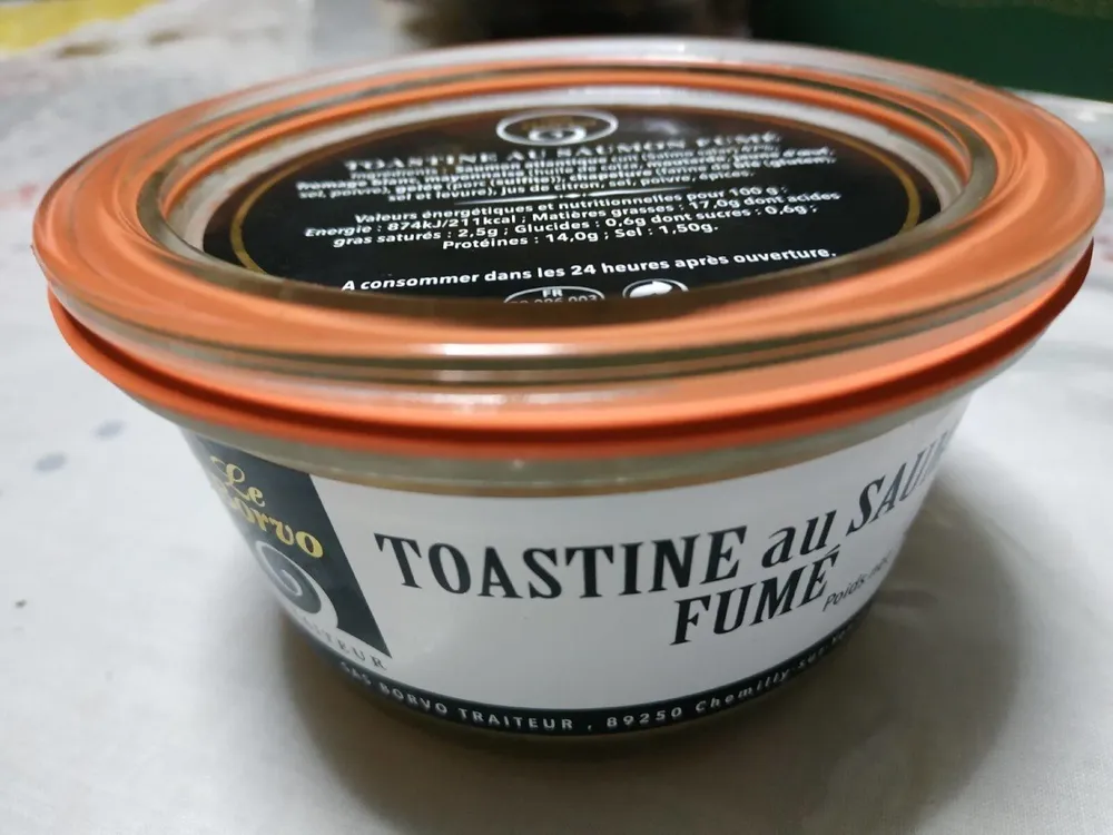 Toastine au saumon fumé