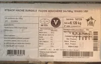 Steak Haché Surgelé Façon Bouchère