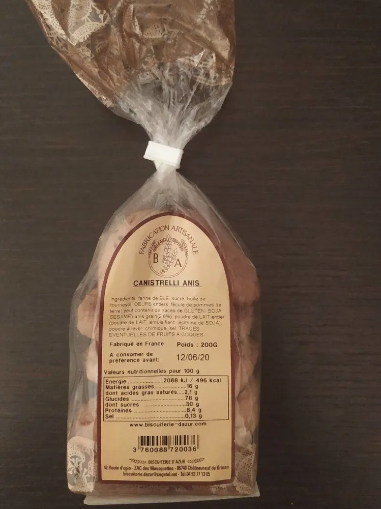 Canistrelli anis