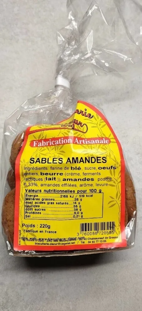 Sablé amande